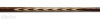 Бильярдный кий для русского бильярда Нео мастера Медведева двухсоставной, 24 запила (лайсвуд, граб)