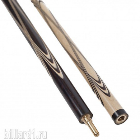 Бильярдный кий для русского бильярда Бабочка двухсоставной (венге, граб)