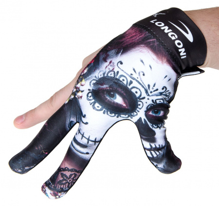 Перчатка бильярдная Longoni Fancy Skull 1
