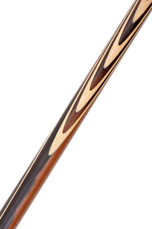 Кий для русского бильярда мастера Арисова Енисей, двухсоставной (макасар, граб)