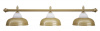 Бильярдный светильник Керн 3 плафона (матово-бронзовая штанга, матово-бронзовый плафон)