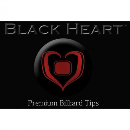 Наклейка для кия Black Heart V (M, 14 мм)