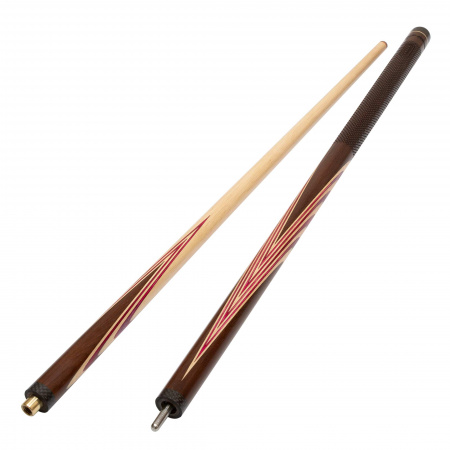 Бильярдный кий 145 см Ruby (граб, черный граб), двухсоставной