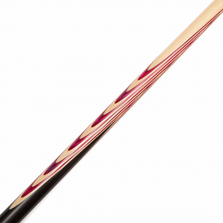 Бильярдный кий для русского бильярда Cherry (граб, черный граб), двухсоставной