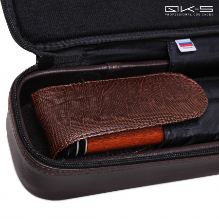 Кейс QK-S Captain 2x2 (коричневый алигатор)
